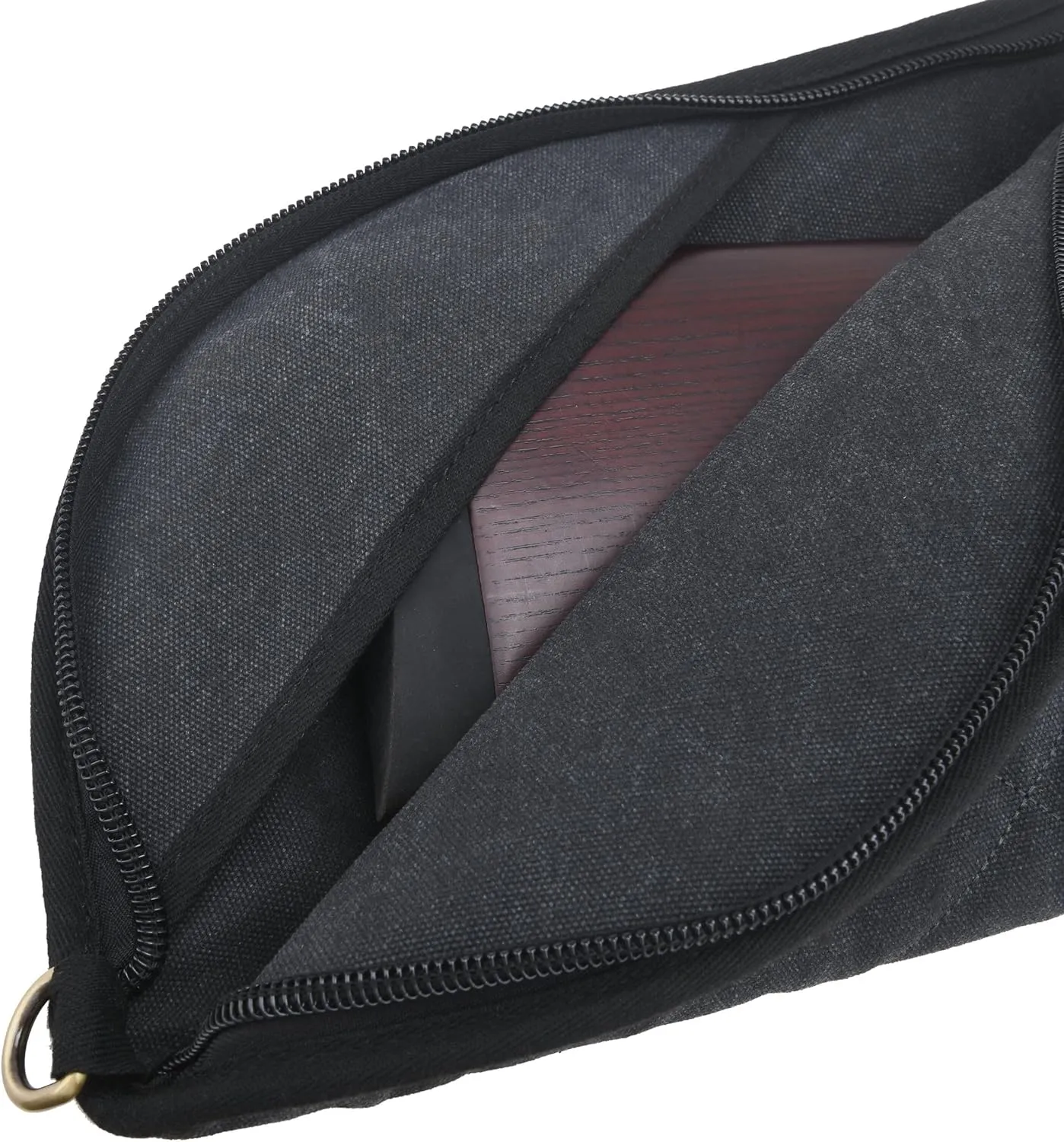 Tas Trost Scoped Rifle Soft Case 41“& 55” Long Gun Bag, Canvas Leather Shotgun Case Protector