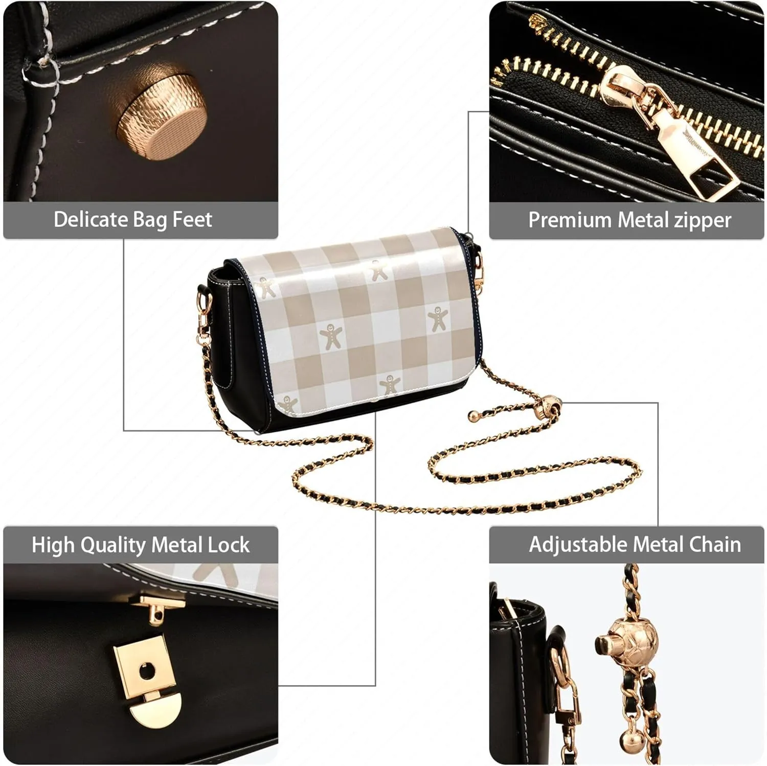 Teal Wildflowers Colorful Shoulder Leather Bags Waterproof Women Crossbody Bag Purses Waterproof Handbags with Strap