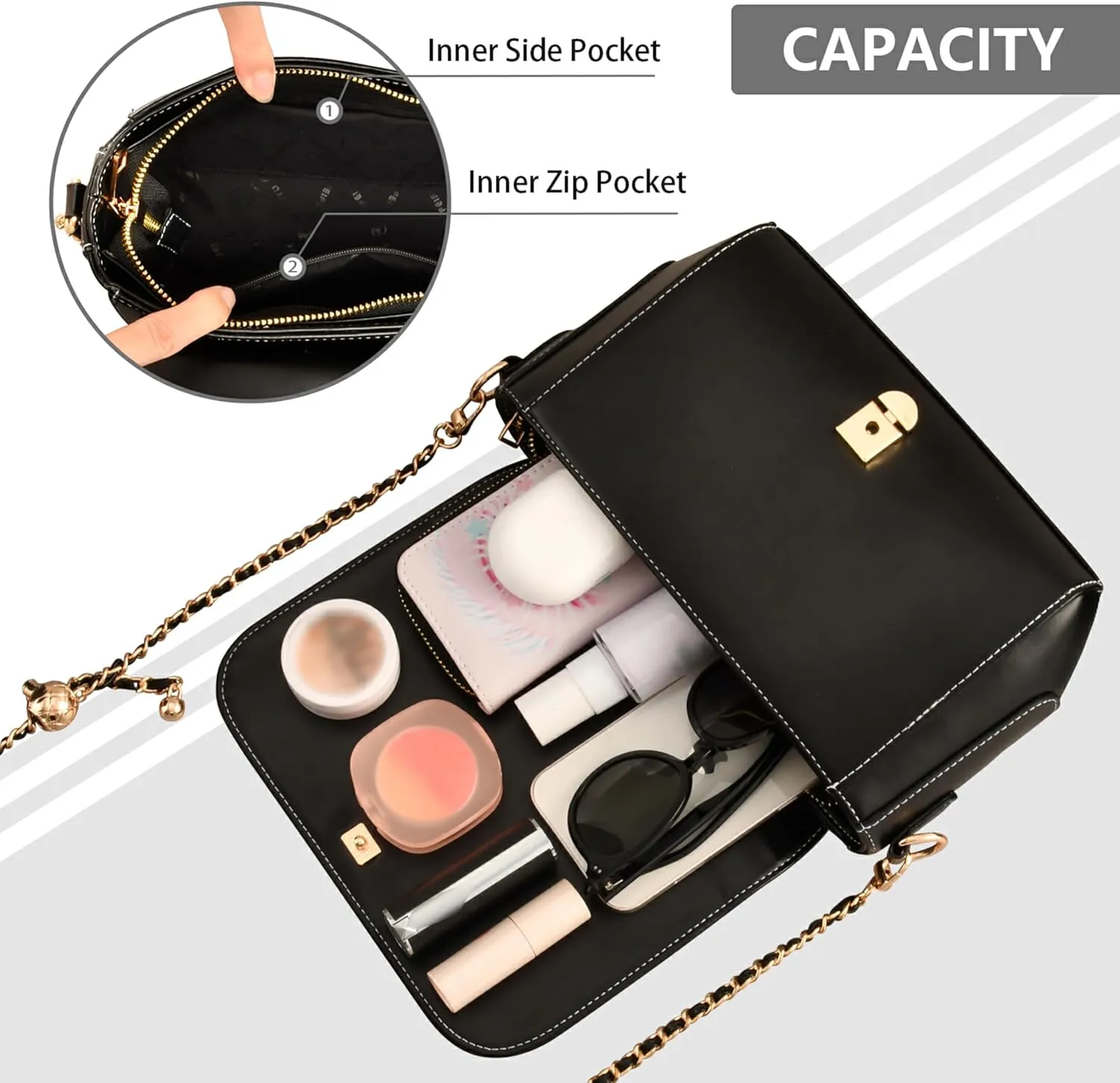 Teal Wildflowers Colorful Shoulder Leather Bags Waterproof Women Crossbody Bag Purses Waterproof Handbags with Strap