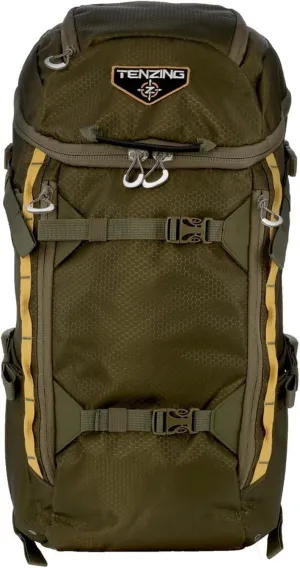TENZING Unisex Adult Whitetail Day Pack Ultra-Durable Hunting Backpack with 4 Compartments & 10 Organizational Pockets, Olive Green