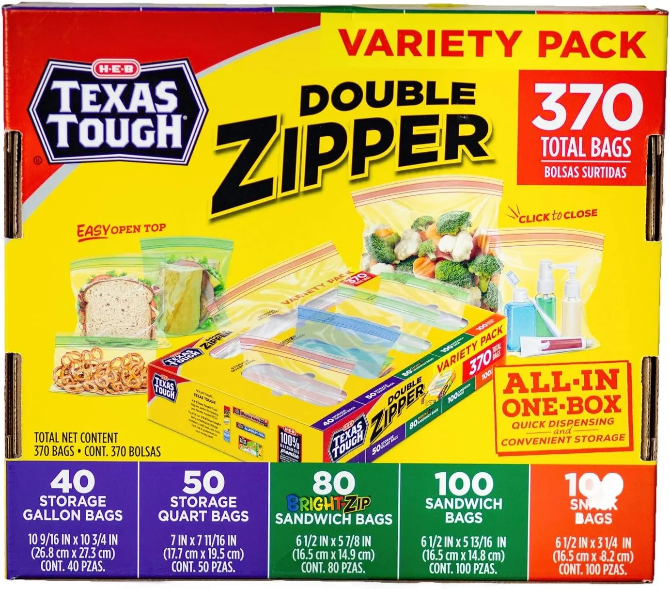 Texas Tough All-In-One Box 370 total bags