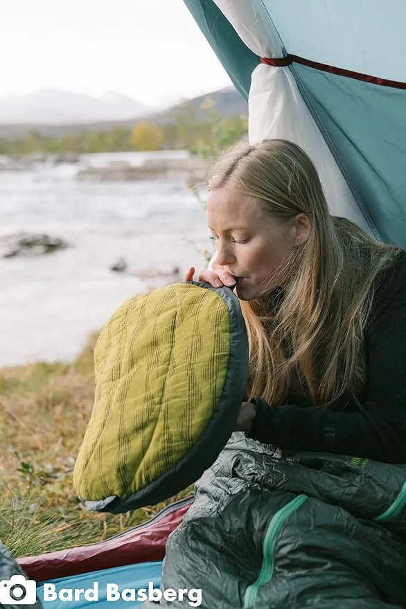 Therm-a-Rest Airhead Camping and Travel Pillow, Regular-11 x 15.5 Inches, Yellow Mountains