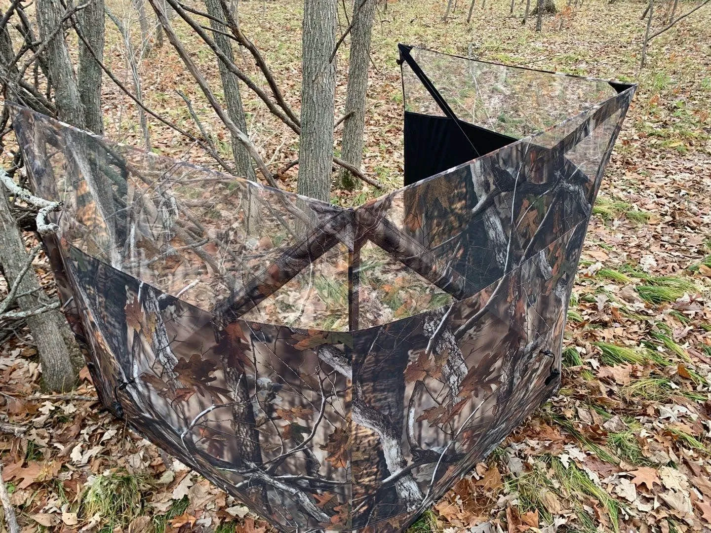THUNDERBAY Run & Gun Series 1-3 Pereson Pop-Up Ground Blind, Hunting Bilnd for Deer, Turkey Duck Hunting, Bow Hunting