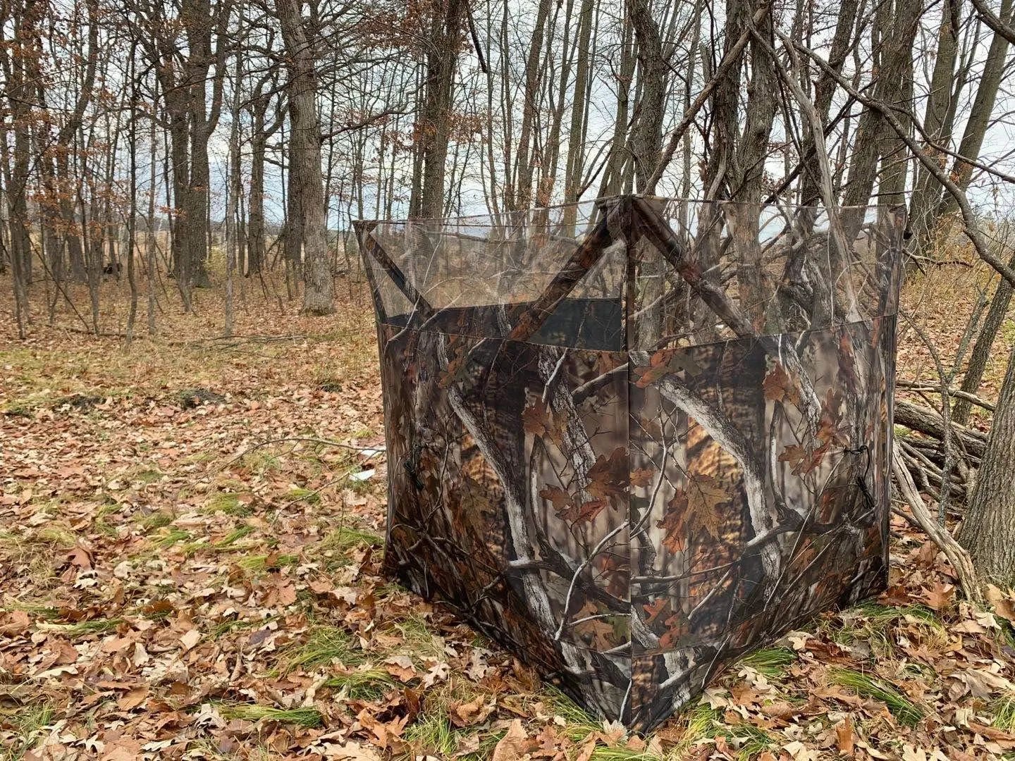 THUNDERBAY Run & Gun Series 1-3 Pereson Pop-Up Ground Blind, Hunting Bilnd for Deer, Turkey Duck Hunting, Bow Hunting