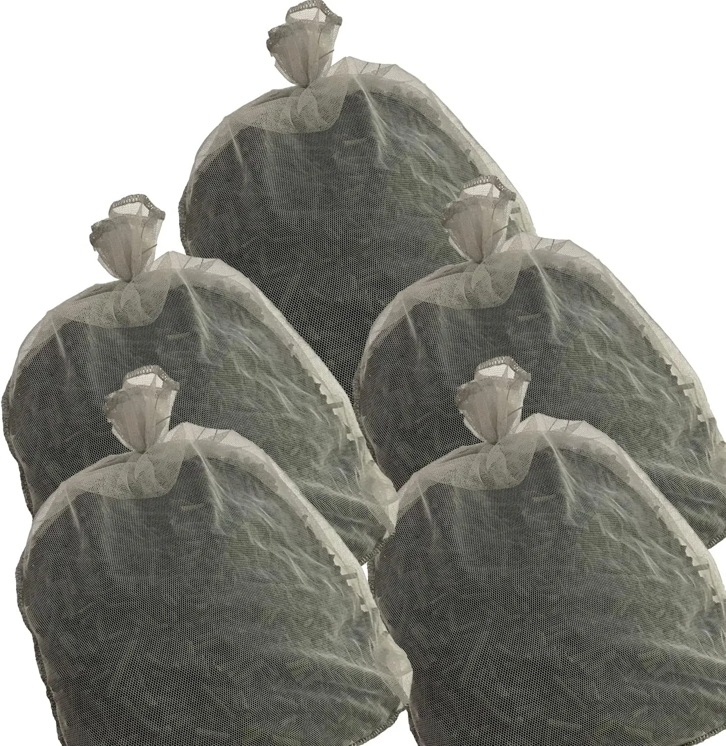 TopDogFilters Activated Carbon Pellets Filter Media Bulk in Mesh Bag 5 10 15 20 25 50 Pounds for Aquarium Pond Filters (25 lbs (5 Bags))