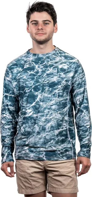 TrailCrest UPF 50 Long Sleeve Men cAMO Fishing Shirts for Men | Mossy Oak 4 Ways Stretch Vented Performance Lightweight UV
