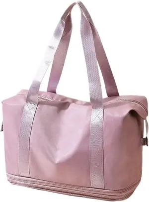 Travel Bags Ladies Shoulder Bags Casual Handbags Double Zipper Expansion Bags Large Women's Bags