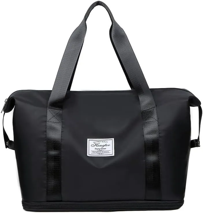 Travel Duffle Bag Waterproof Sports Gym Bag Large Tote Weekender Bags Shoulder Overnight Bags for Women