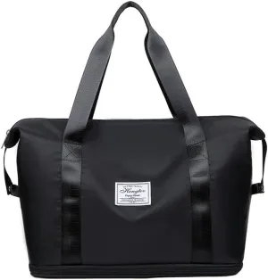 Travel Duffle Bag Waterproof Sports Gym Bag Large Tote Weekender Bags Shoulder Overnight Bags for Women