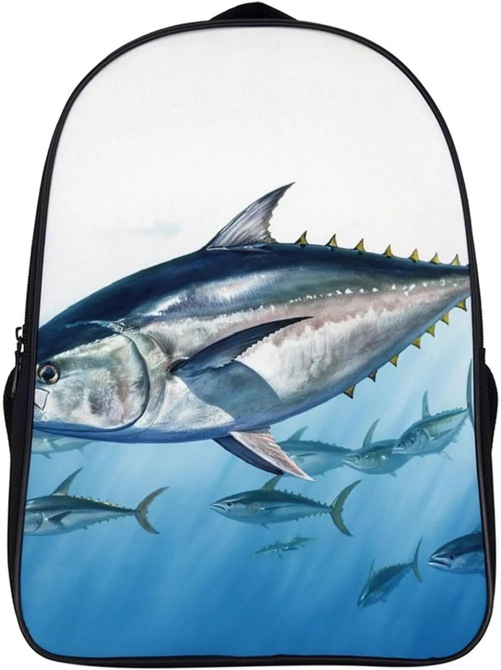 Travel Laptop Backpack Bluefin Tuna Thunnus Backpack for Men Women Casual Daypack Computer Bag for Hiking Business