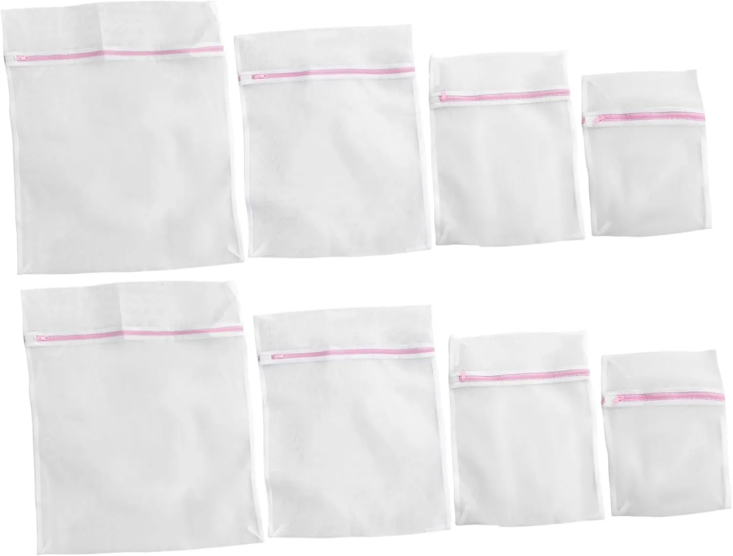 Travel Laundry Bag 8pcs Mesh Wash Bag Set for Bra Underwear Lingerie Sweater Knit Protects Your Garments from Tangles and Color Bleeding