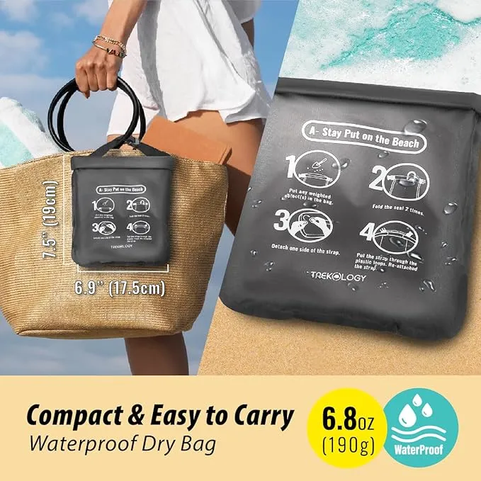 TREKOLOGY Inflatable Beach Pillow- Ultimate Comfort & Portability - Ergonomic Design - Compact Travel Pillow -ALUFT Mint SE