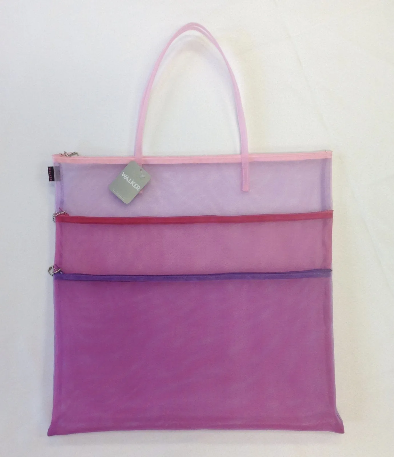 triple zip with handles
