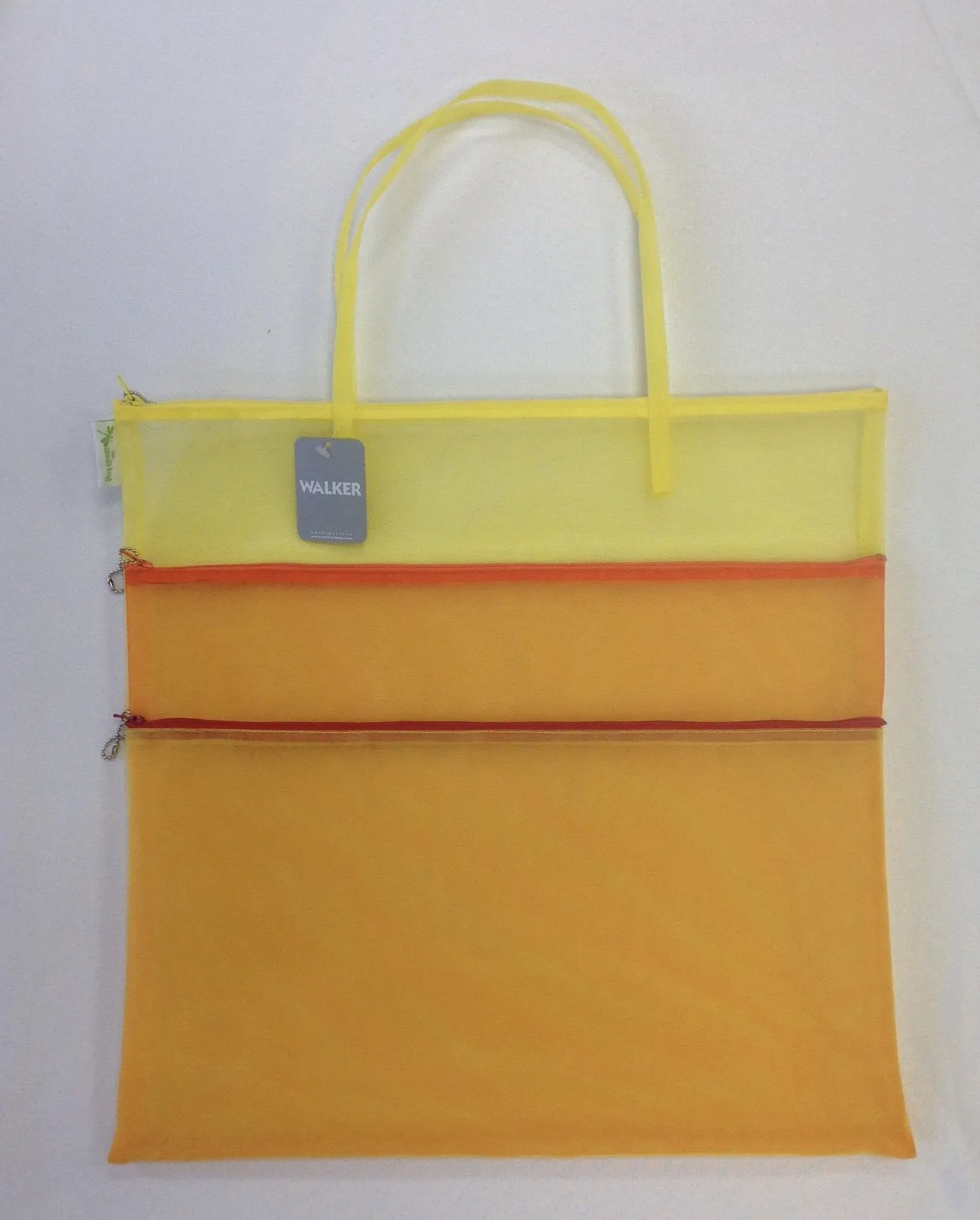 triple zip with handles