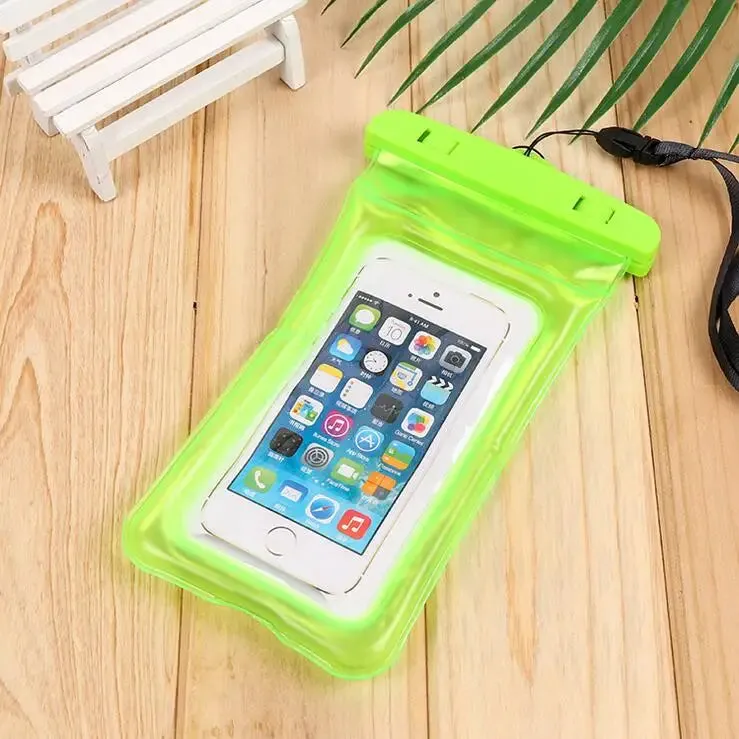 Universal Waterproof Phone Case Swimming Bag Floating Cellphone Cover for iPhone 11-15 Pro Max