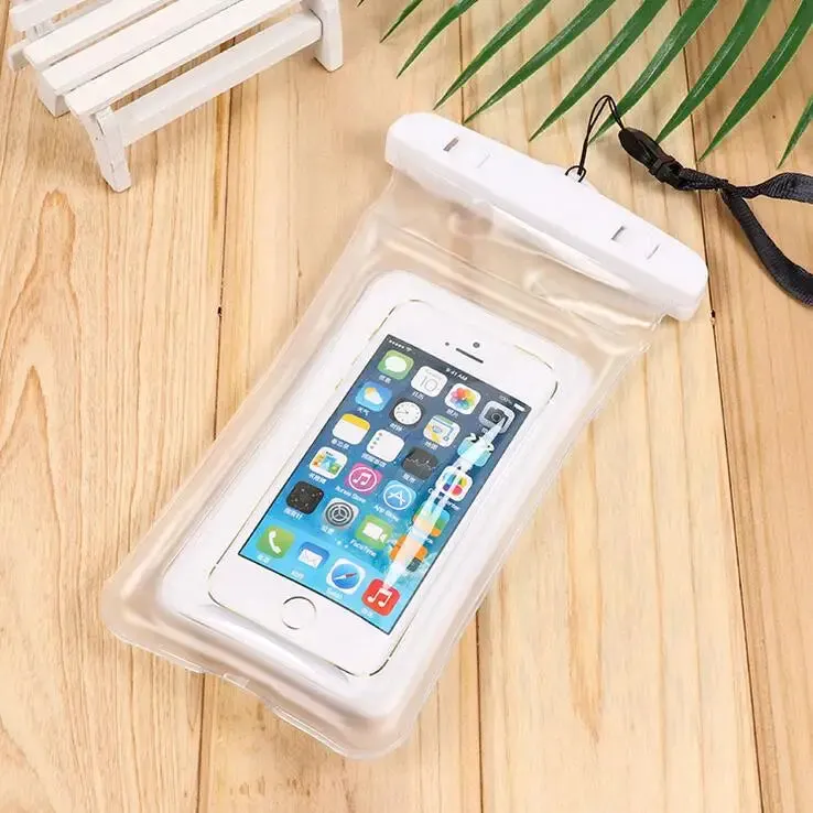 Universal Waterproof Phone Case Swimming Bag Floating Cellphone Cover for iPhone 11-15 Pro Max