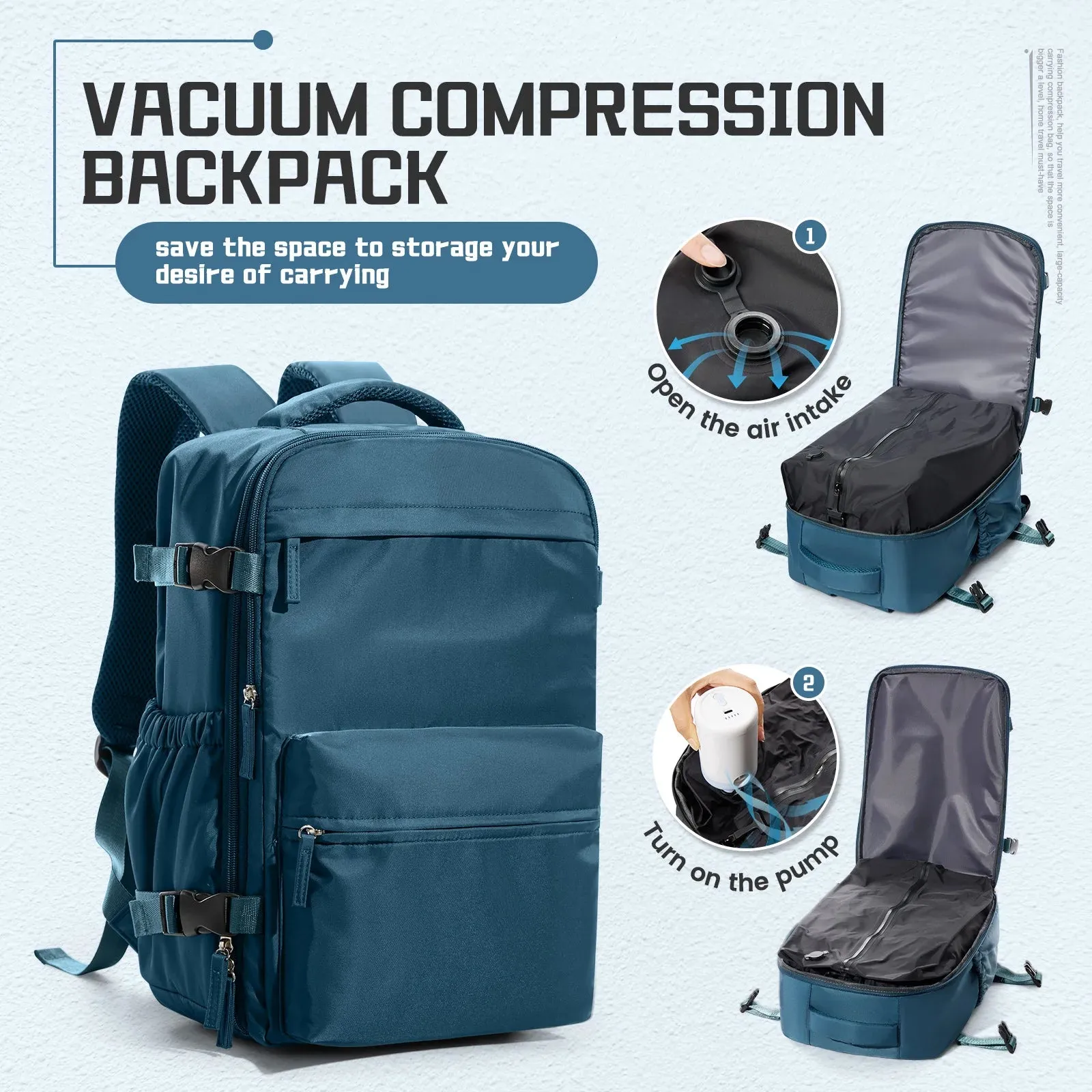 VacPac Ultralight Compression Travel Backpack