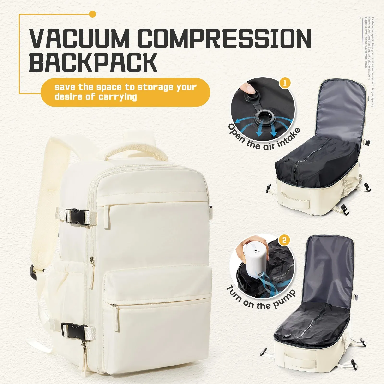 VacPac Ultralight Compression Travel Backpack