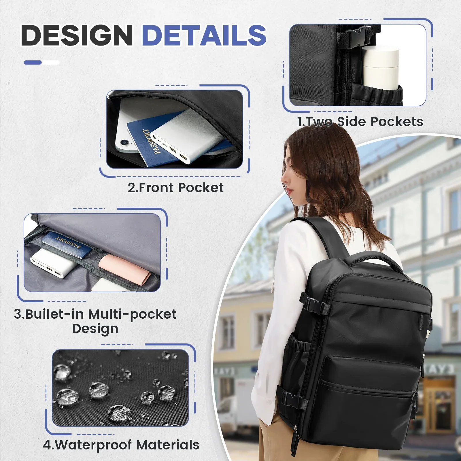 VacPac Ultralight Compression Travel Backpack