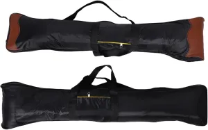 VANZACK Case Dust Bags 2pcs Black Brown Breathable Mesh Storage Bag Backpack Straps Handle for Practice Travel