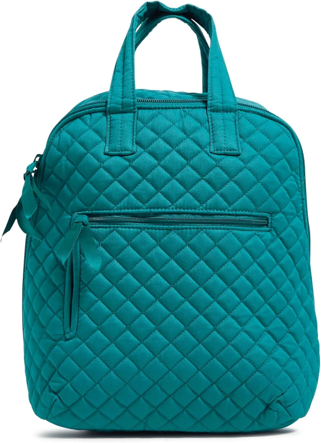 Vera Bradley Women's Cotton MiniTotepack Backpack, Forever Green - Recycled Cotton, One Size