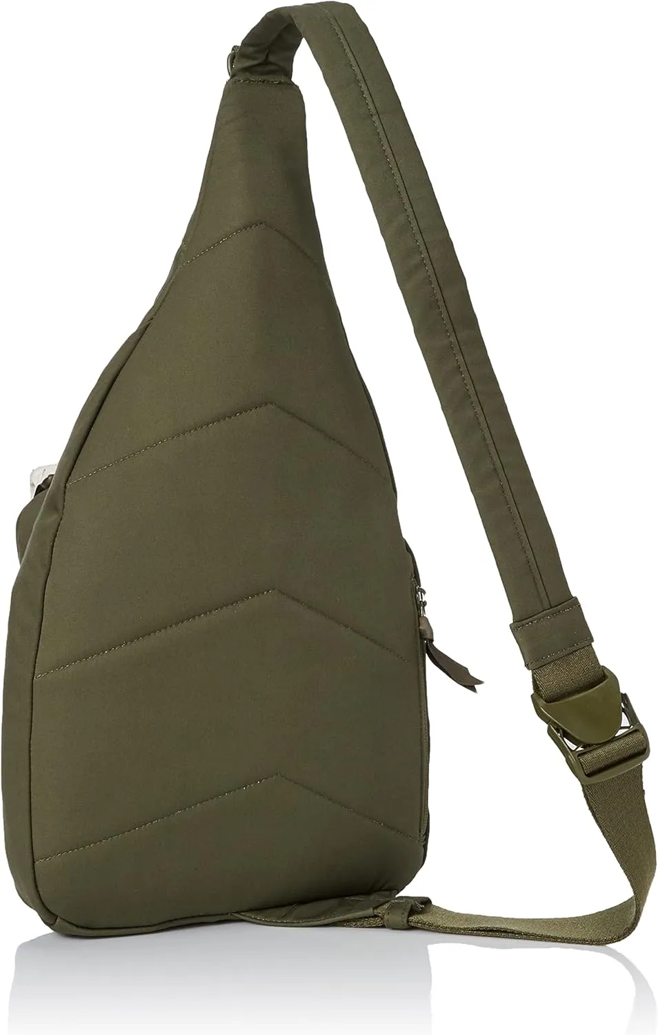 Vera Bradley Women's Cotton Sling Backpack, Climbing Ivy Green, One Size