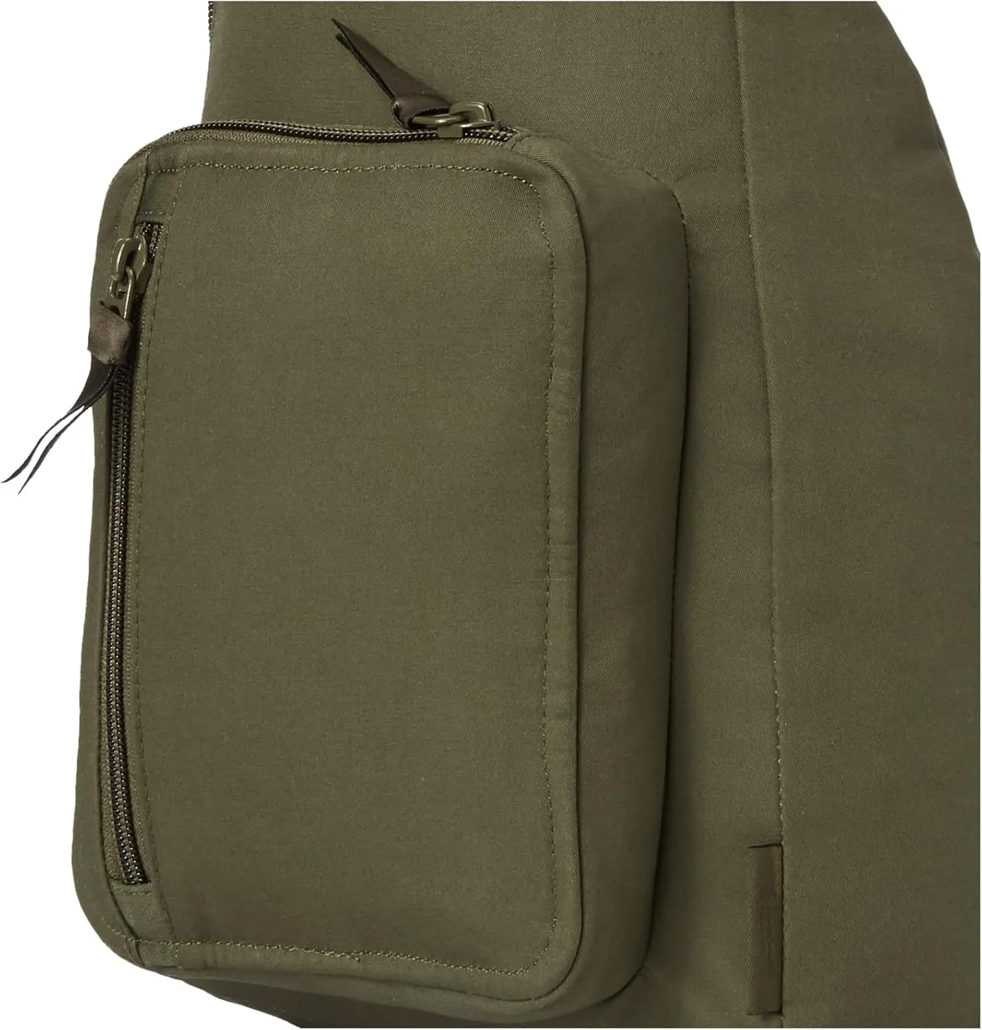 Vera Bradley Women's Cotton Sling Backpack, Climbing Ivy Green, One Size