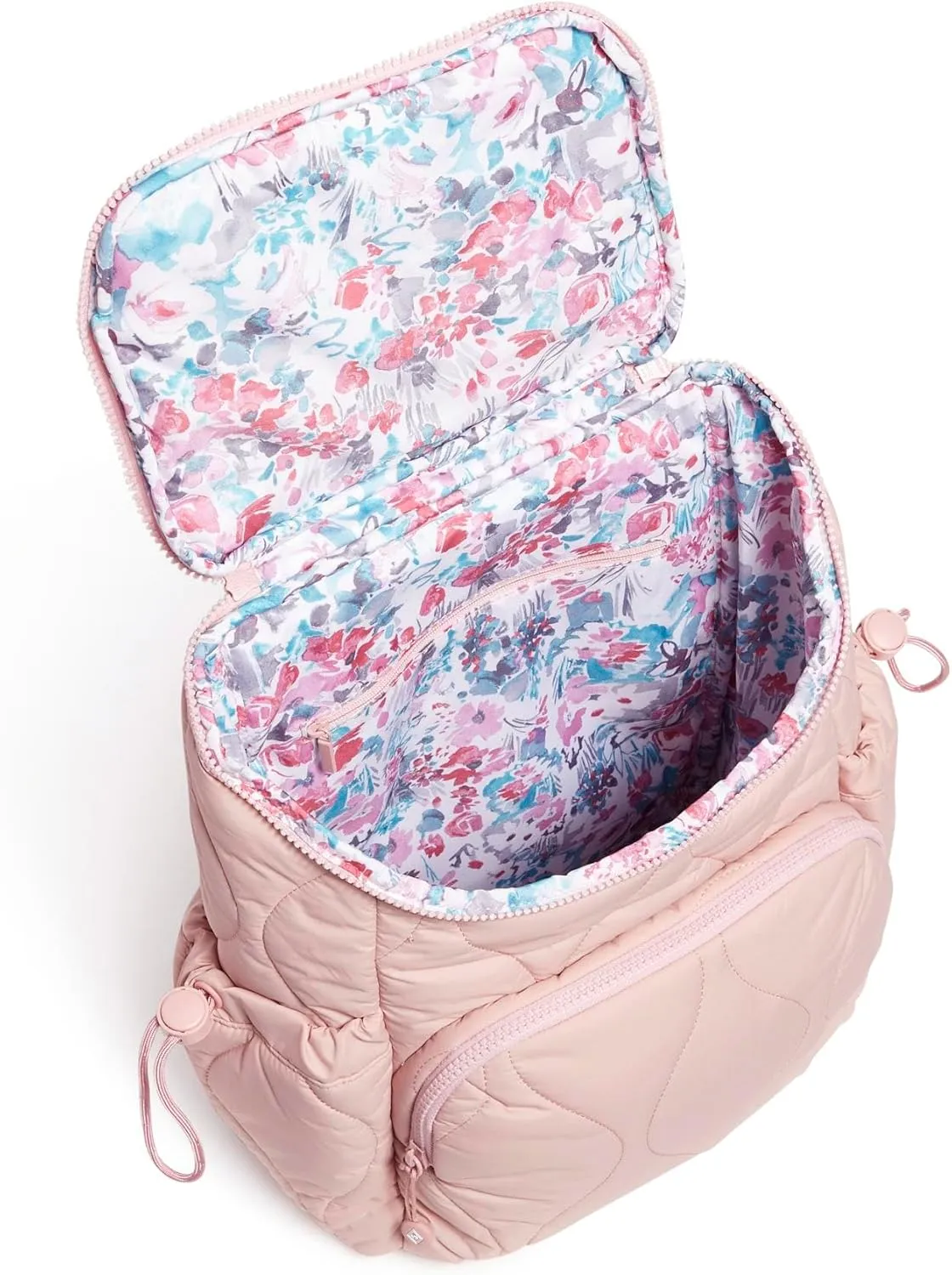 Vera Bradley Women's Featherweight Backpack Bookbag, Rose Quartz, One Size