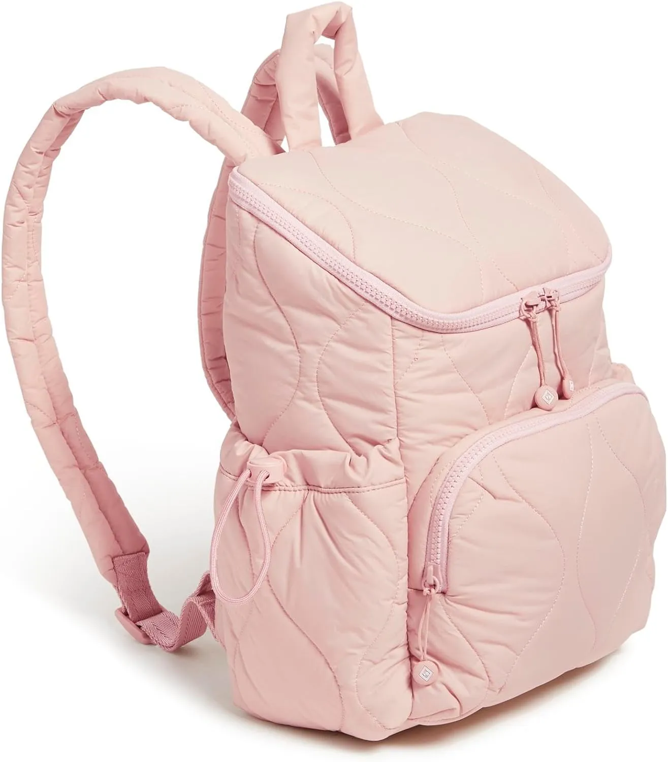 Vera Bradley Women's Featherweight Backpack Bookbag, Rose Quartz, One Size