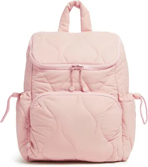 Vera Bradley Women's Featherweight Backpack Bookbag, Rose Quartz, One Size
