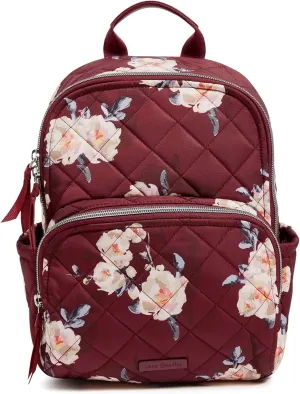 Vera Bradley Women's, Performance Twill Small Backpack, Blooms and Branches, One Size