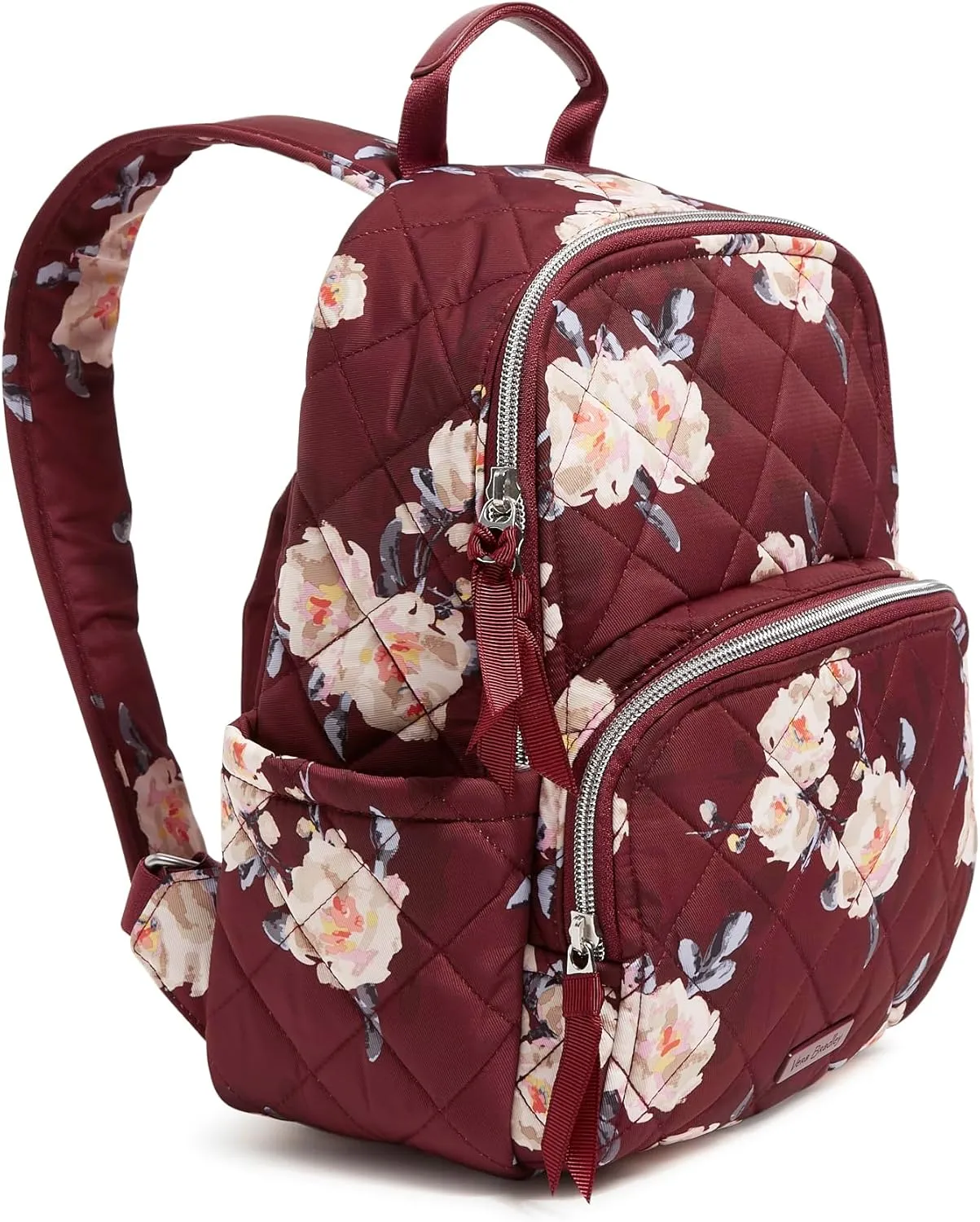 Vera Bradley Women's, Performance Twill Small Backpack, Blooms and Branches, One Size