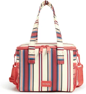 Vera Bradley Women's Recycled Ripstop Lunch Cooler, Bohemian Stripe, One Size