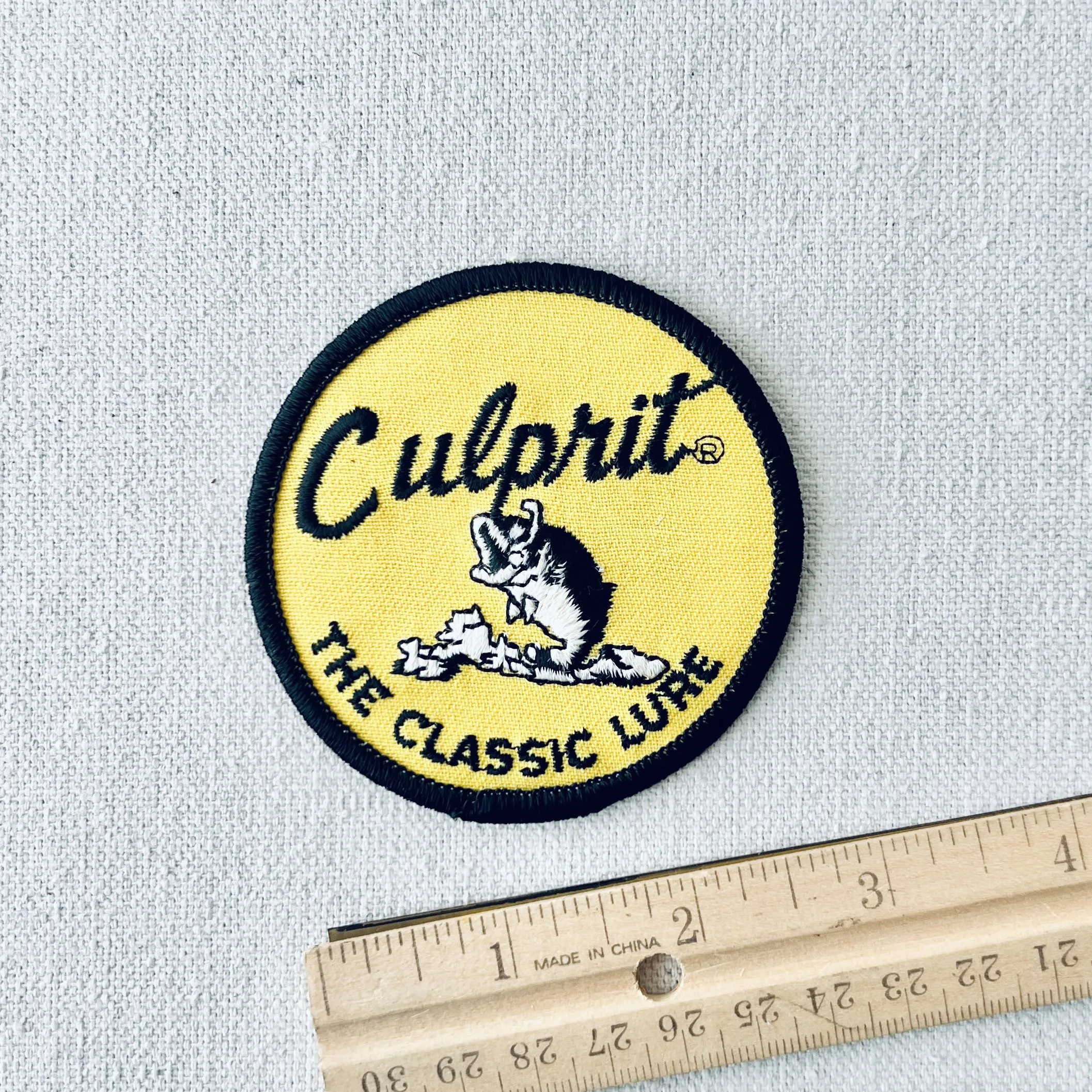 Vintage Culprit Fishing Patch