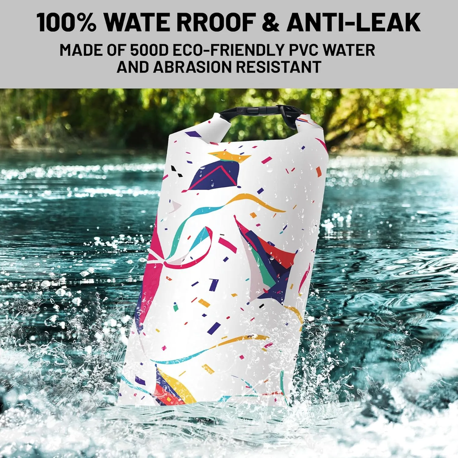Waterproof Dry Bag,Roll Top Waterproof Backpack 2L/5L/10L/20L/30L/40L Floating Lightweight Bags for Kayaking, Boating, Fishing, Swimming Camping