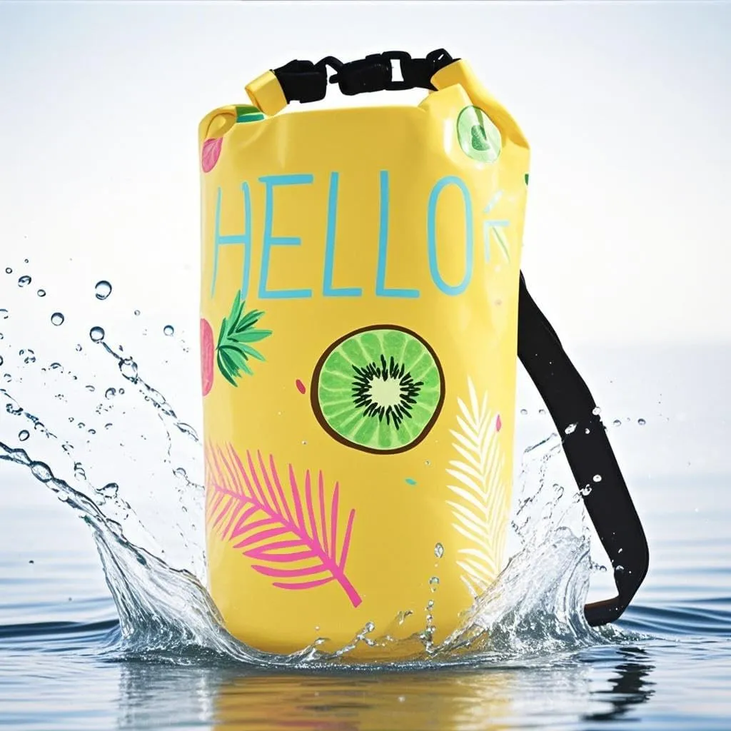 Waterproof Dry Bags 10L Kayaking Bag Small Beach Dry Bag Backpack for Kayaking Boating Camping Swimming Outdoor
