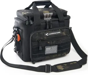 Waterproof Fishing Tackle Bag,Saltwater Tackle Box Bag,Fishing Bags for Men - Fishing Gifts for Men Black