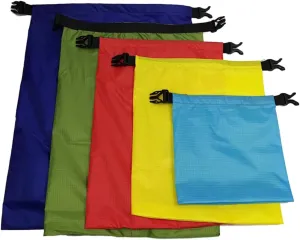 Waterproof Outdoor Storage Bags 5 Pack 1.5l-6l Roll Top Sealed for Boating Kayaking Camping Travel Random