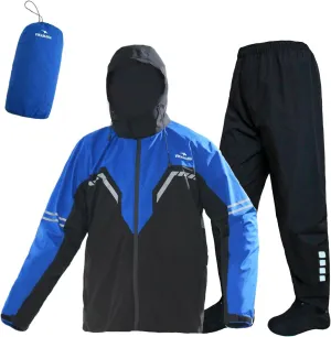 Waterproof Rain Suit for Men,Lightweight Rain Jackets and Pants Portable Reflective for Motorcycle Cycling Rain Gear