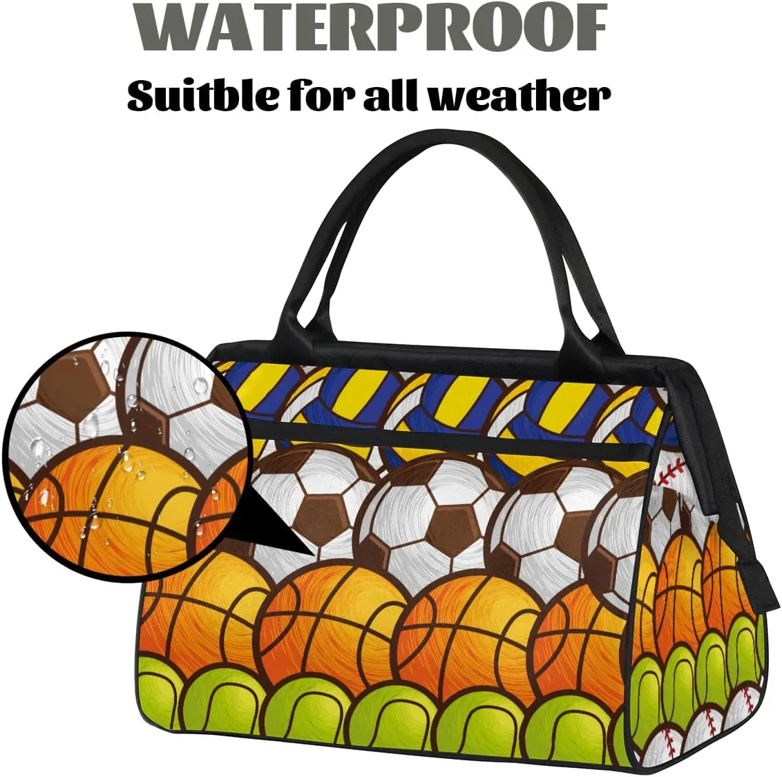 Weekender Overnight Bag for Women Waterproof Carry On Travel Duffle Bags