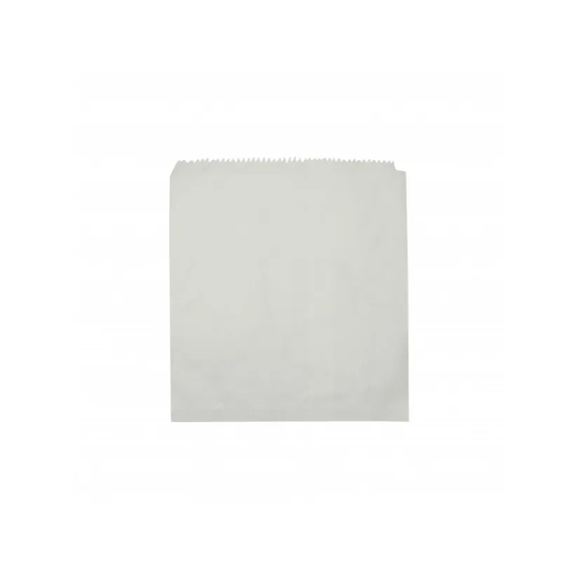 White Paper Bags- 185mm x 165mm- 500pcs