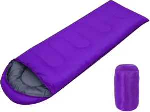 Winter Sleeping Bags Large Wide Sleeping Bag Camping Hiking Trips Warm Cool Weather Lightweight and Waterproof with Compression Bag Camping Essentials