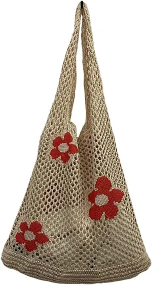 Women's Handbags Hobo Bags Knit Bags Mesh Tote Bags Hollow Shoulder Bags Shopping Bags