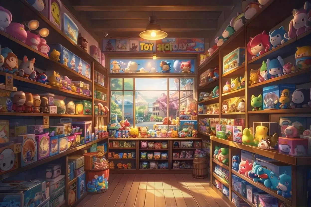 Wooden Jigsaw Puzzle 500 Piece The Fantasy Toy Shop Anime Wooden Jigsaw Puzzles Challenging Educational Interactive Toys for Family Creative Gift Thick Sturdy Hard Challenging Difficult