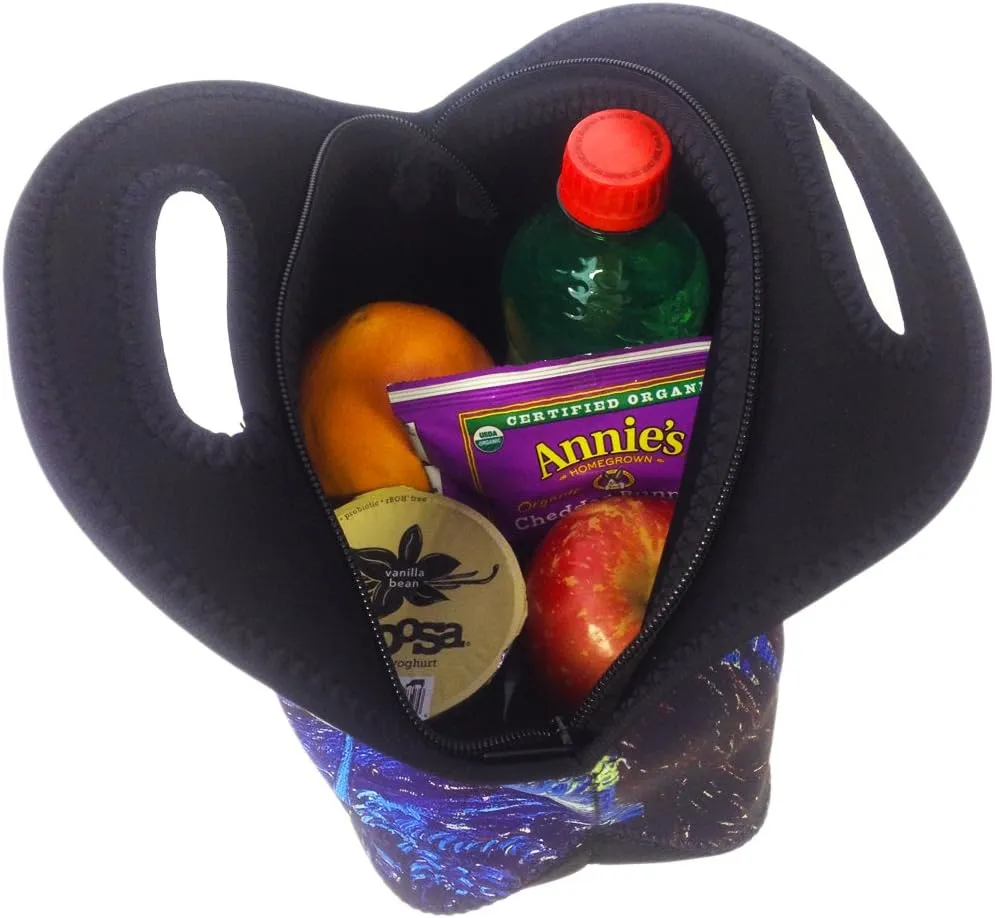 Wrapables Insulated Neoprene Lunch Bag, Ferns