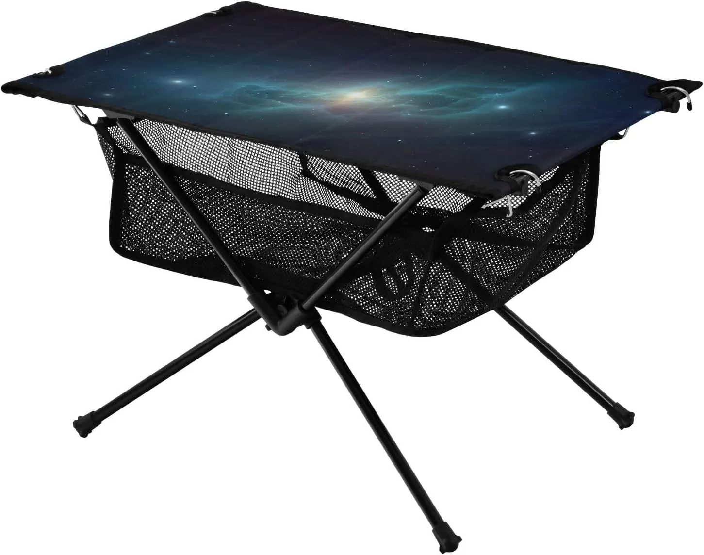 xigua Star Lights in Space Folding Camping Table,Portable Camp Table with Carry Bag Beach Table Folding Table for Picnic, Camp,Party,Travel98
