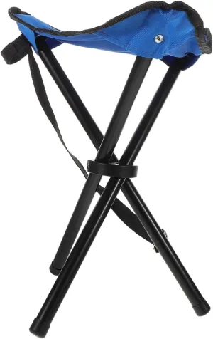 Yardwe Portable Folding Camping Stool Ultralight Compact Outdoor Stool for Fishing Hiking Picnics Beach Weather Resistant Easy Setup Heavy Duty Convenient