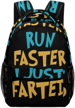 Yepp I Just Farted Cute Backpack Casual Funny Printing Basic Shoulder Bag for Men Women Travel Picnic