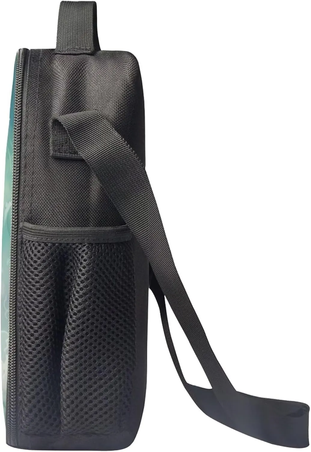 Ystardream Lake Cat Lunch Bag for Girls Soft Cooler Bag Lightweight Thermal Meal Tote Kit With Durable Zipper Pockets Tote Bags Back To School Crossbody Purse Cute