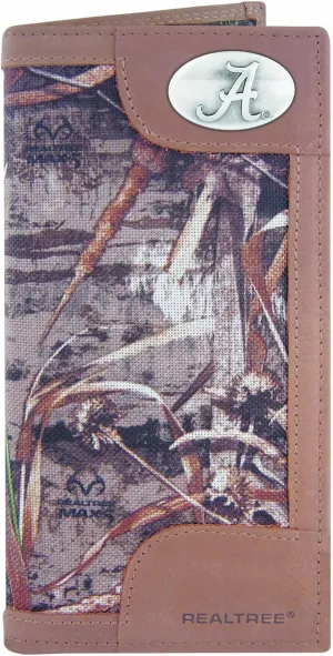 ZEP-PRO Men's Realtree Nylon and Leather Secretary-Style Roper Concho Wallet